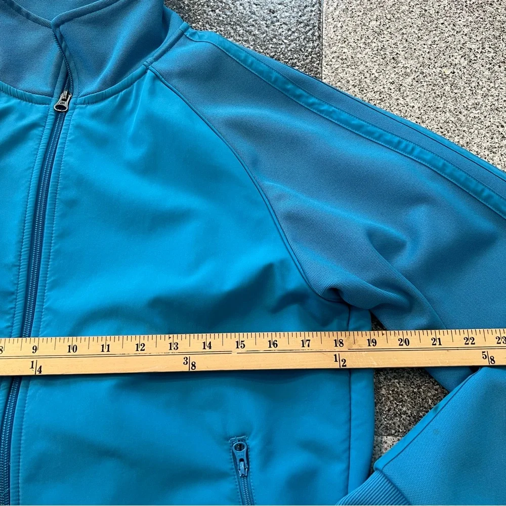 Old Navy Teal Blue Full-Zip Kids Jacket- M